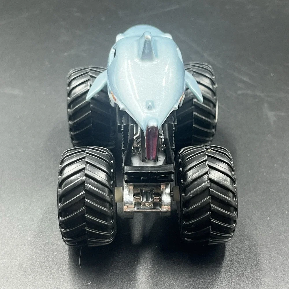 Monster Jam Megalodon Overcast Loose Truck HTF 1/64 Diecast Over‎ Cast Gray
